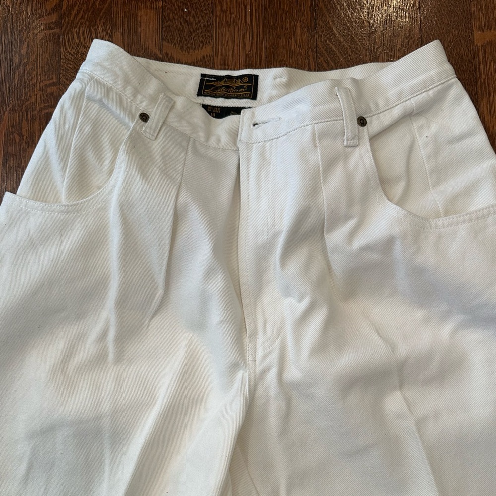 v i n t a g e… Eddie Bauer Ivory Denim size 14 - Picture 9 of 13